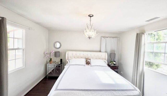 ✅ Presidential Suite: Private bath in stylish 3BR home with shared common area.