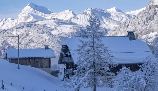 Prestige rental near Megève with personalized services. Charm, relaxation.