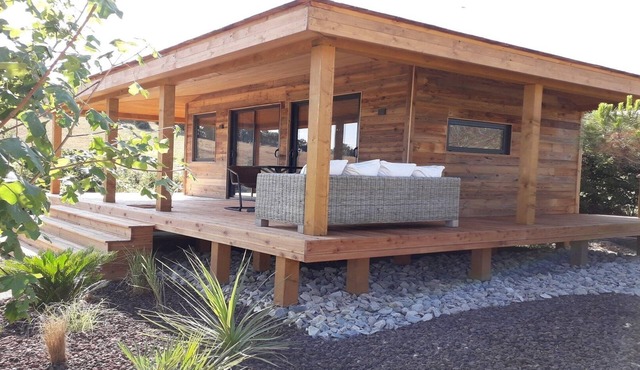 Prestigious cabin on stilts with private spa in the heart of nature