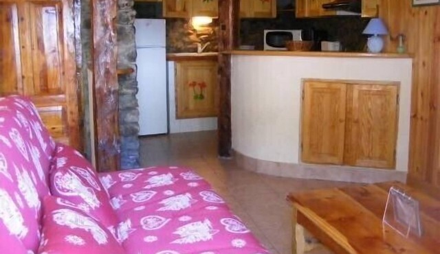 Pretty apartment which kept the charm of the houses of the region