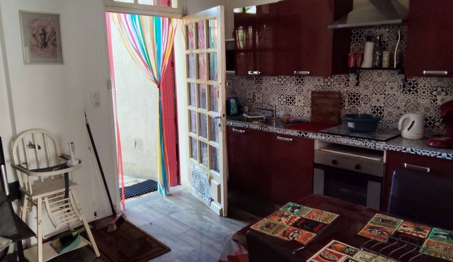 Pretty garden apartment in the heart of the village.