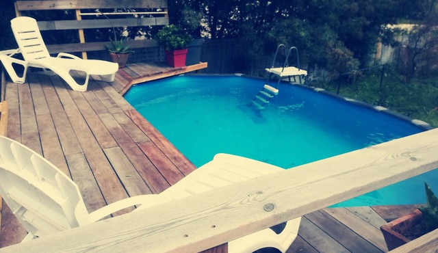 Pretty ground floor villa with pool