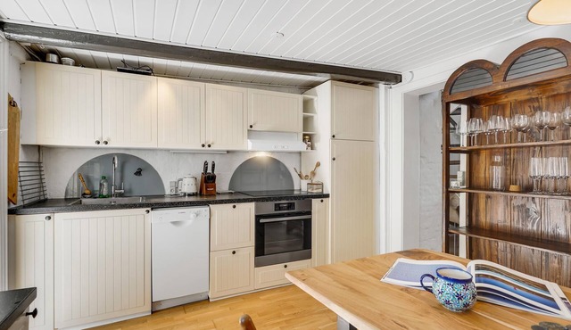 Pretty half-timbered house in cozy Svendborg.