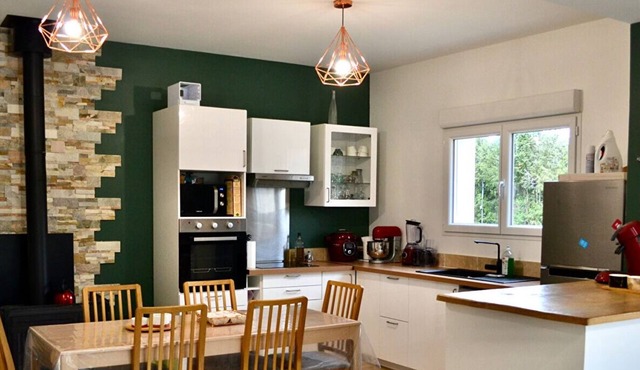 Pretty house at the gates of Chambord