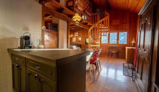 Pretty little mazot located in the village of Gryon, close to the train station.