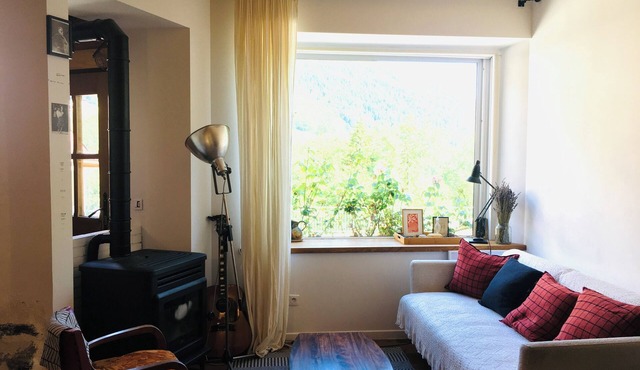 Pretty mountain house