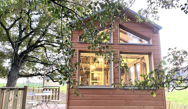 Pretty Tiny House under the big trees, near Puy du Fou swimming pool!