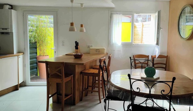 Pretty village house in the town center