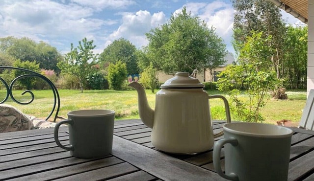 Pretty wooden house near Loches, Touraine, near the Chateaux of the Loire Valley