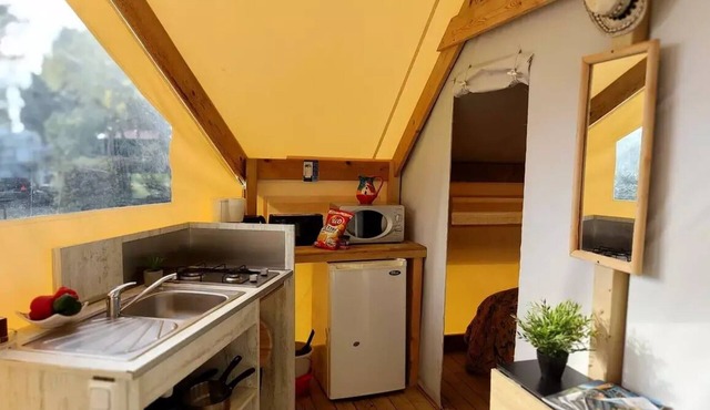 Prigny Campsite* - Ecolodge 3 Rooms 4 People Without sanitary facilities