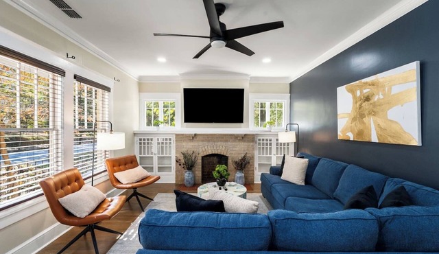 Prime Beltline Location | 3 King Beds | Playground
