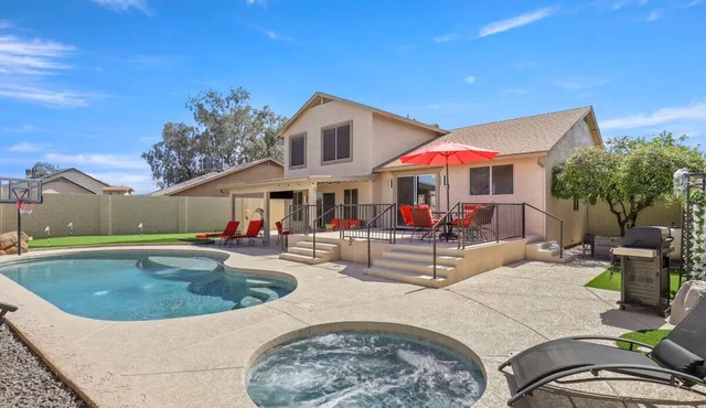 Prime Location, Perfect Stay: Stadium Proximity Home with Pool & Entertainment!