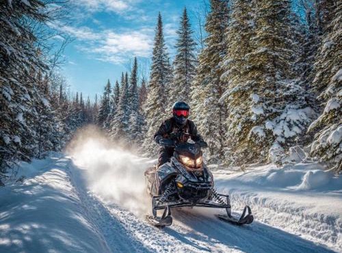 Prime Northern Maine Snowmobiling Retreat with Full Kitchen & Winter Trails Access