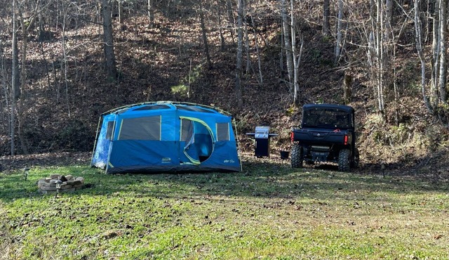 Primitive camping site.