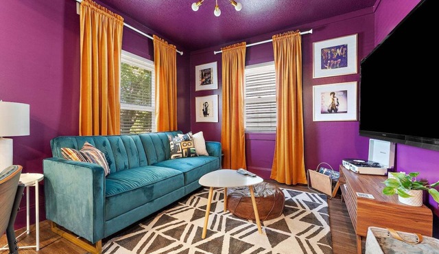 Prince-Themed Cozy Retreat Near Airport & Mall