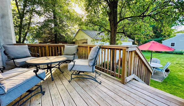 Princeton Haven w/Private Deck, Lush Backyard & Walk to Downtown Princeton!