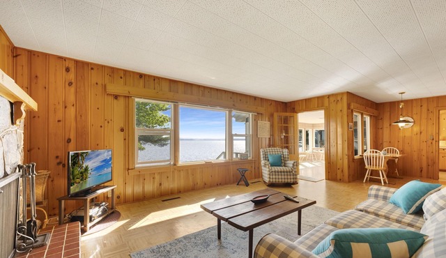 PRISTINE ROUND LAKE WITH EXPANSIVE LAKE VIEWS.