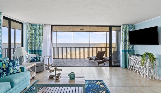 Pristine Waterfront Residence with Panoramic Water Views - Pool Open!