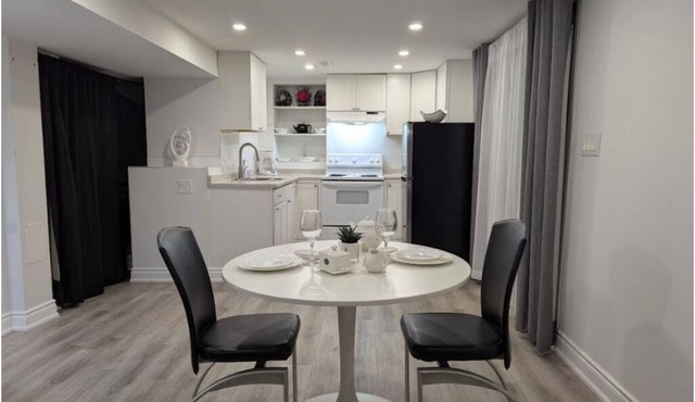 Private 1BR Apartment in Residential North York.