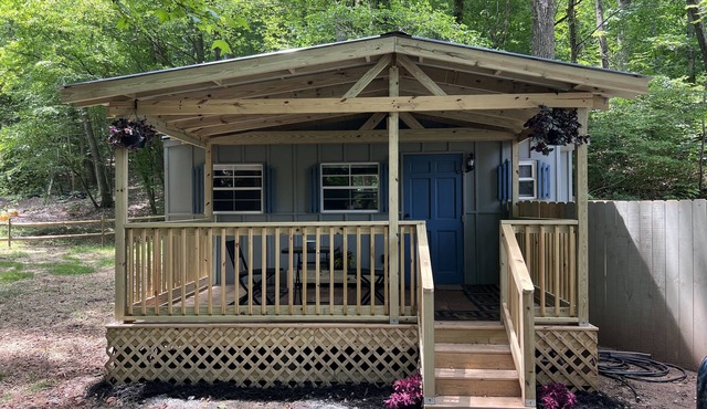 Private 1BR Cabin With Fenced In Dedicated Yard