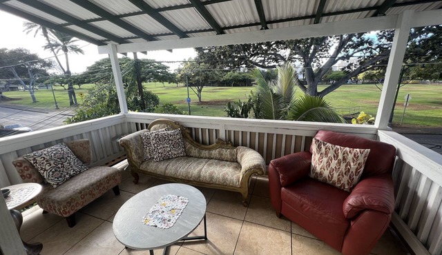 Private 2 Bedroom unit with beautiful Balcony, Walking distance to beach.