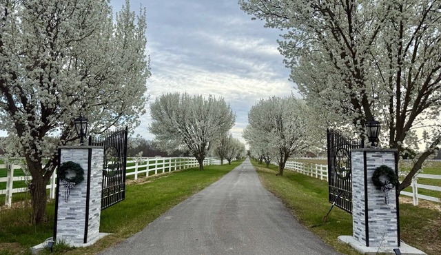 Private 3BR Farmhouse on Estate with Event Space, Horses,Trails, Ponds & Orchard