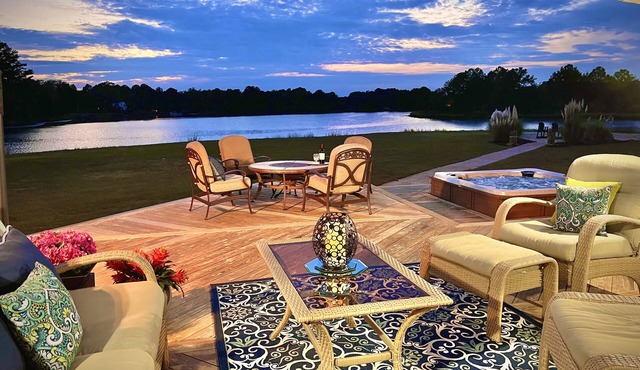 Private 5-acre Waterfront Peninsula with Beach