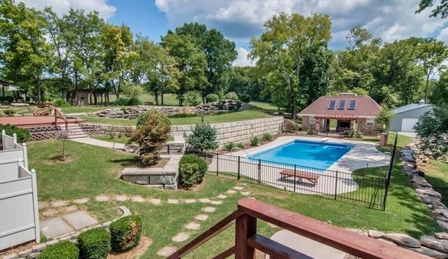 Private 60 Acre Estate Former Kenny Rogers Ranch w Pool, Trails & Firepits