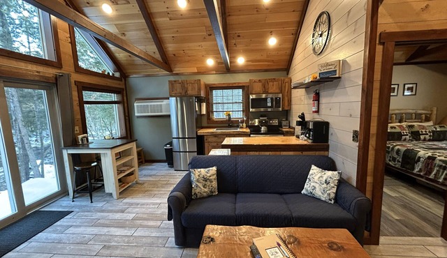 Private Adirondack Cabin w/Pellet Stove, Snowmobile-Friendly, Peaceful Retreat
