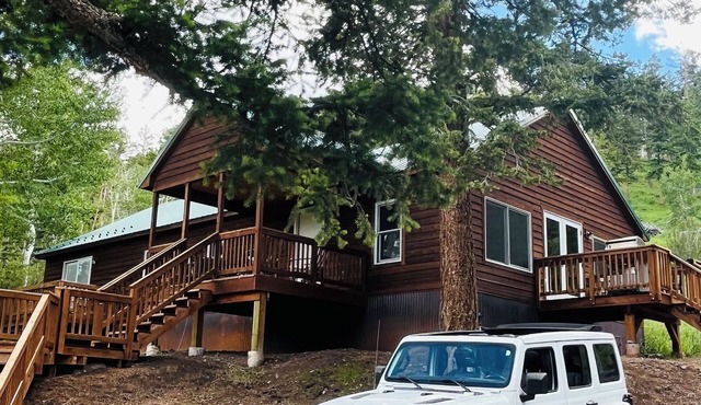 Private and peaceful 3 br cabin in the woods with new Hot Tub