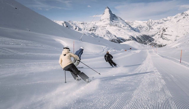 Private balcony with views to the Matterhorn