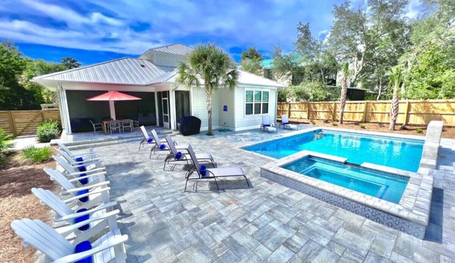 Private Beach Access|Golf Cart|Pool|Spa|Bikes