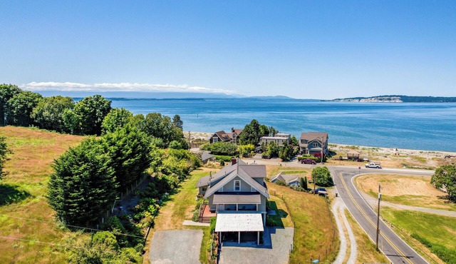 Private Beach Access + Water Views! | Sleeps 18, Historic 6BDR Farmhouse w/Deck