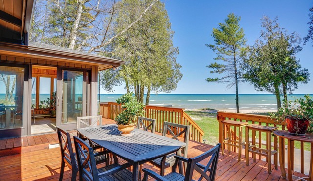 Private Beach on Lake Michigan: Oostburg Home