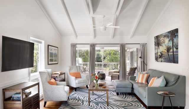 Private Beach Path with Magical Mountain Views