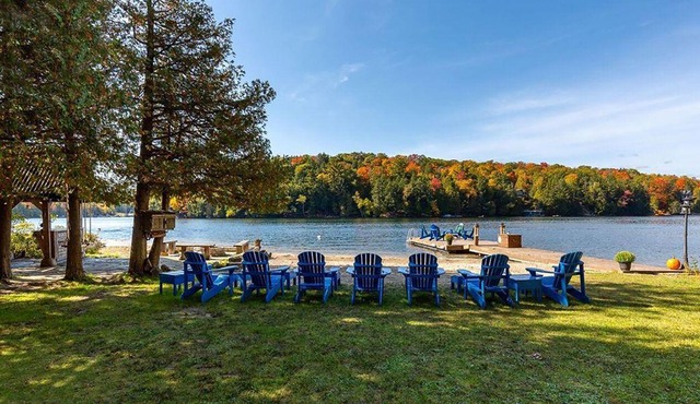 Private Beachfront Oasis on Skeleton Lake