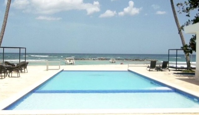 Private Beachfront Property with access to private pool, hot tub and beach!