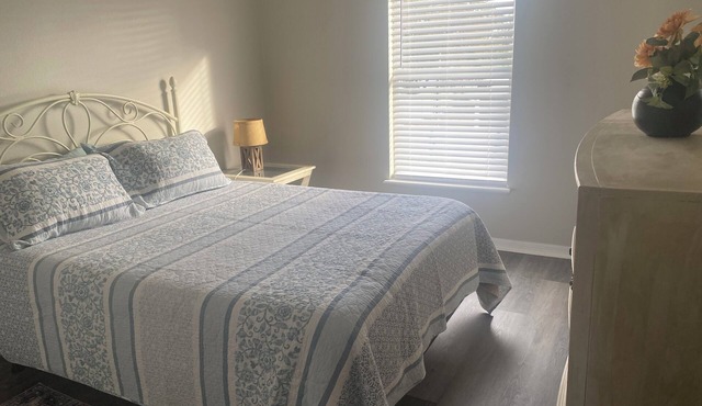 Private bedroom with complementary coffee in fabulous Spring Hill