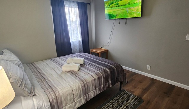 Private bedroom with a shared bathroom in west jordan