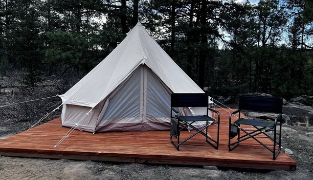 Private Bell Tent with Amazing Stargazing in Colorado