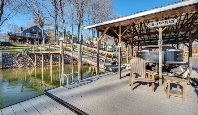 Private Boat Dock: Troutman Home on the Water!