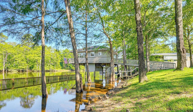 Private Boat Launch! Riverfront Jefferson Retreat