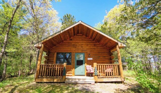 Private cabin w/jacuzzi tub, gas fireplace close to several famous parks