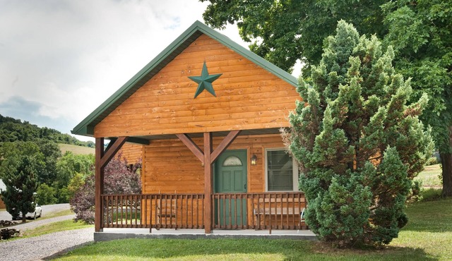 Private cabin with two double beds (sleeps 4)