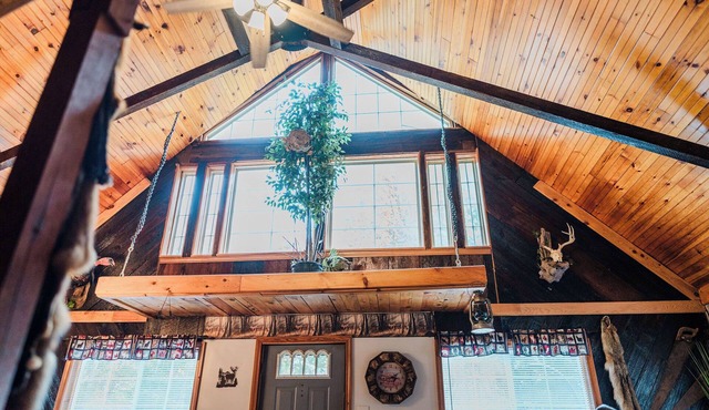 Private Cabin with Hot Tub, in Cherry Tree, 10 mins from The Roost Event Center