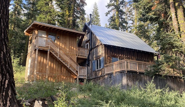 Private Chalet outside Tahoe near Echo Lake, amazing hot tub deck and loft