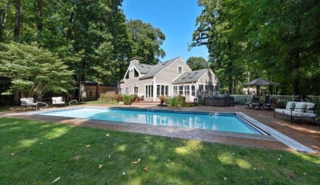 Private Cherry Beach Pool House with large heated pool & hot tub!