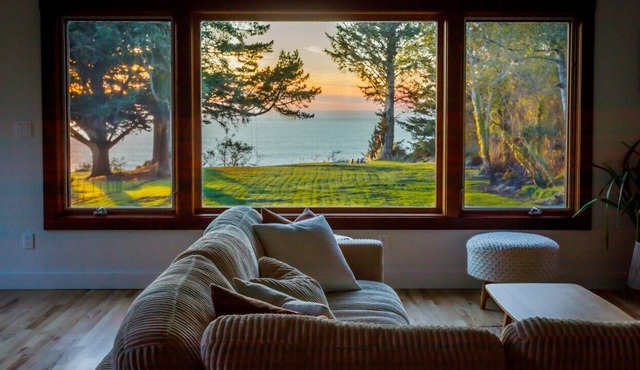 Private Coastal Home with hot tub and ocean views!