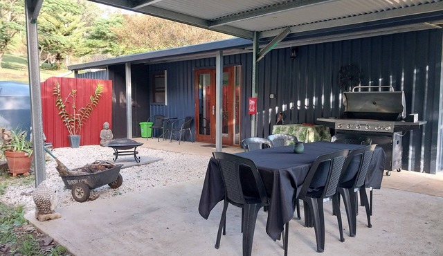 Private cottage on 40 acres with private creek and spectacular views.