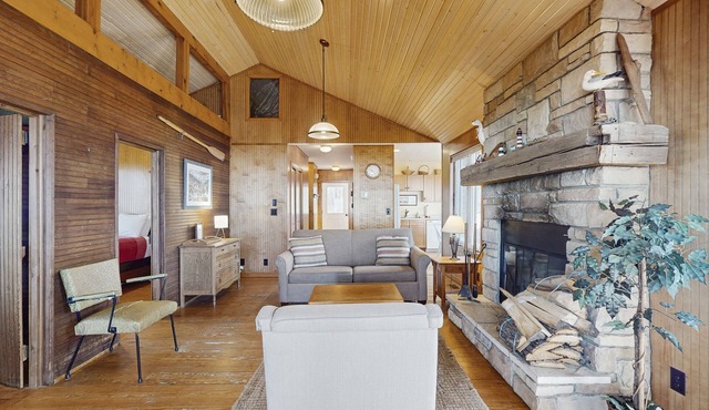 Private Cottage w/Wood-Burning Fireplace, WiFi, and Lakefront Access
